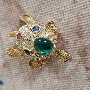 Vintage Turtle Brooch